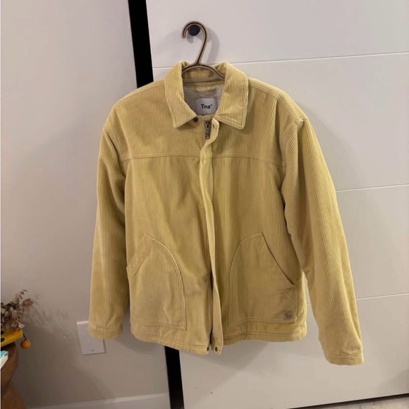 TNA Jackets & Blazers - Aritzia TNA Yellow Corduroy Jacket - Size 2